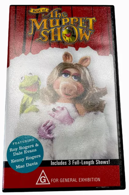 The Best Of The Muppet Show Roy Rogers VHS Video Cassette Tape PAL G 2002 The Best Of The Muppet Show Roy Rogers VHS Video Cassette Tape PAL G 2002