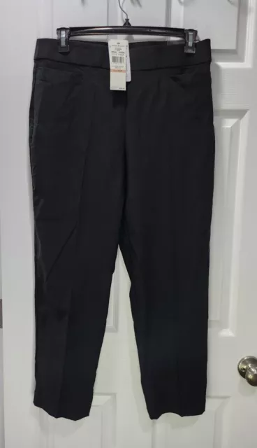 ALFRED DUNNER 12P Womens Allure Black Dress Pants Pull On $20.00 - PicClick
