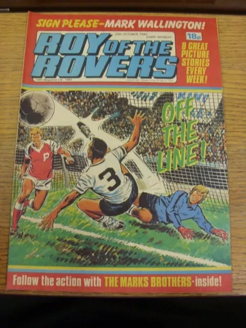 23/10/1982 Roy Of The Rovers: British Comic Strip Weekly Magazine - Sign Please