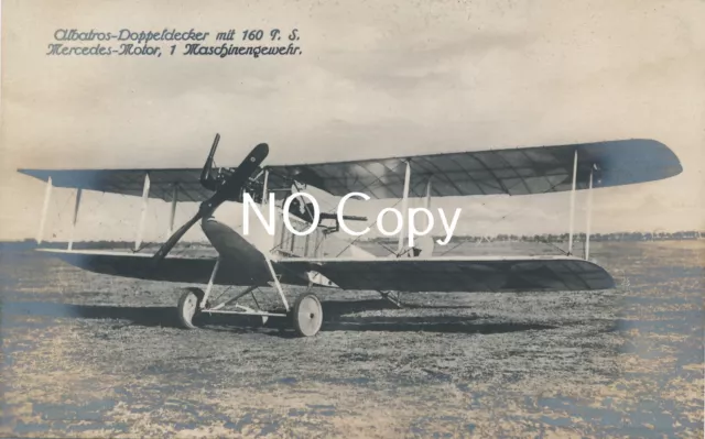 Foto Flugzeug Oldtimer Albatros Doppeldecker  X121