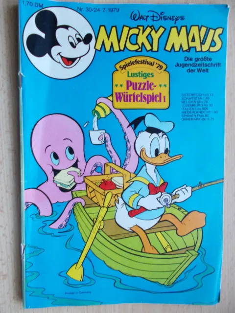 Comics, Hefte, Micky Maus, Nr. 30  / Jahrg.1979,  Walt Disneys,