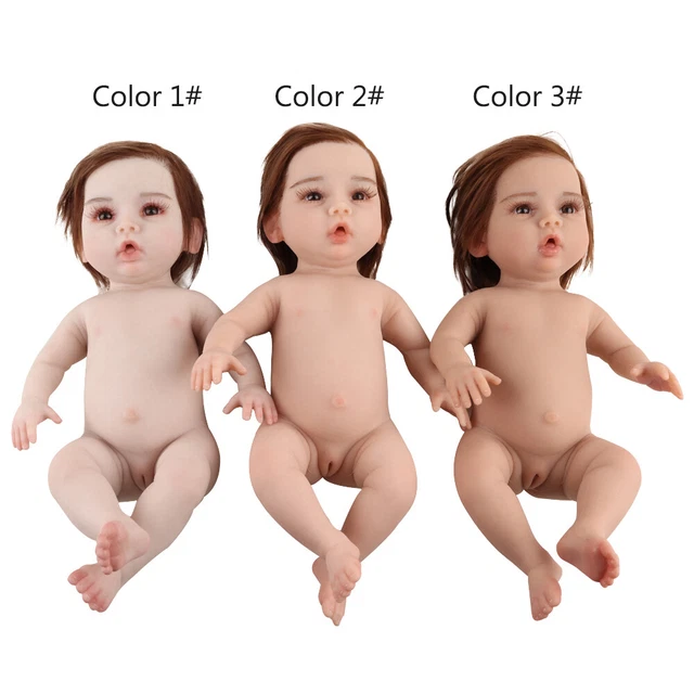 KNOWU SILICONE BABY Girl Boy 47CM Rebirth Doll Lifelike Soft