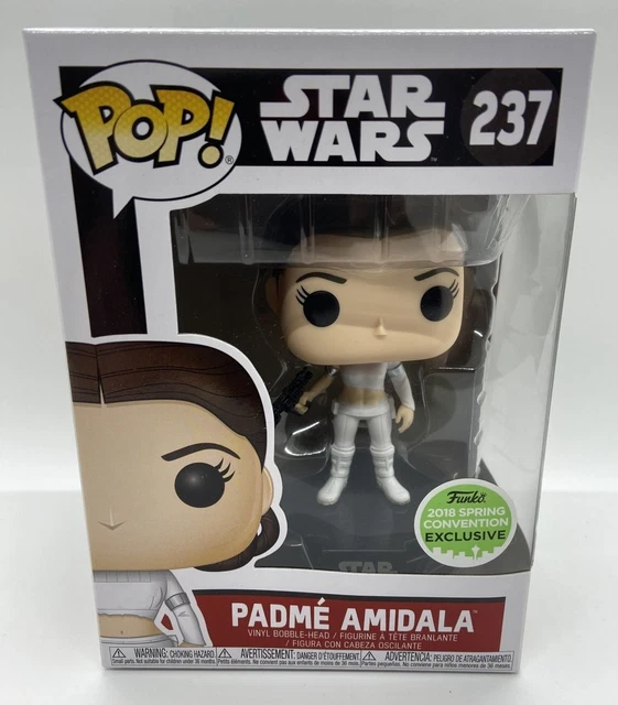 Funko Pop! Star Wars – Padmé Amidala N°237 (Boîte D'expo, Légèrement Abîmée)