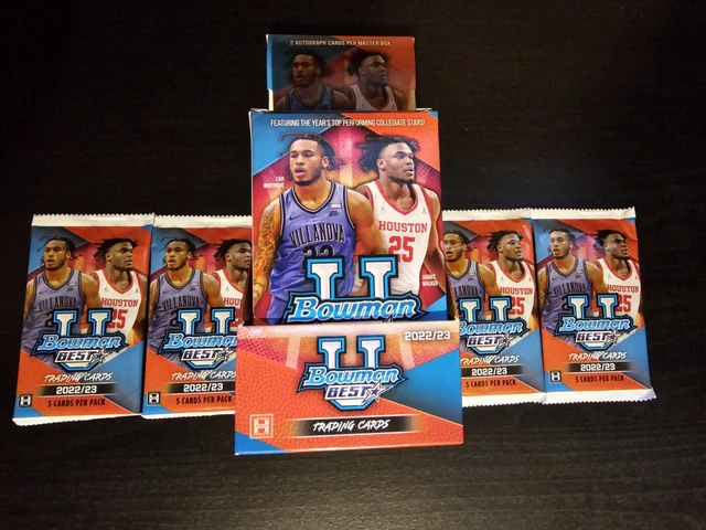 Sealed Masterbox Pack - Bowman's Best University 22-23 - auto Wembanyama ?