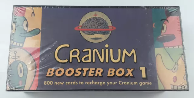 Sealed Cranium Booster Box 1 - 800 New Cards Game Add On 1999 Free Shipping