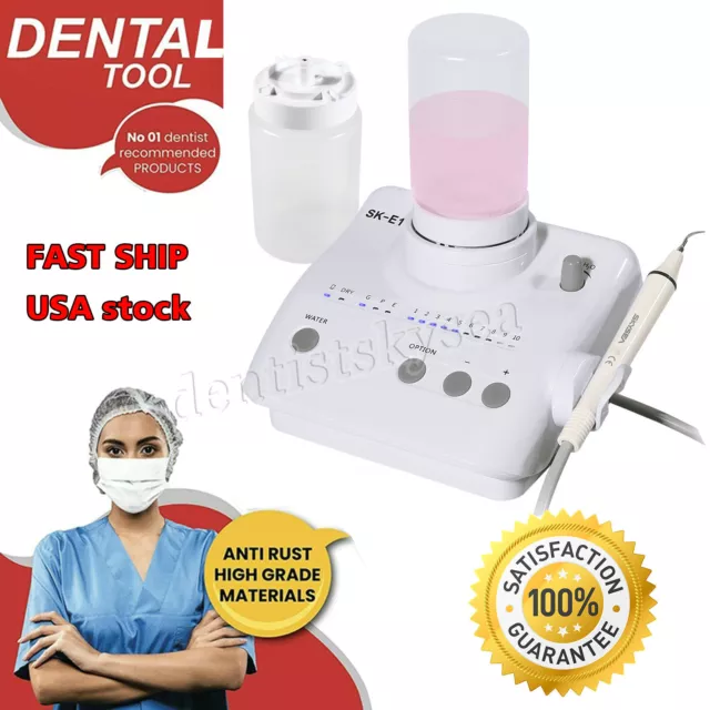 Dental Ultrasonic Scaler Handpiece 2 Bottles Self Contained Water for EMS