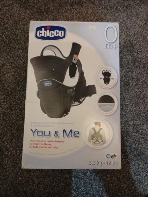 Chicco You And Me Deluxe marsupio con Physio Comfort Blu 0m+3,5 kg - 12 kg