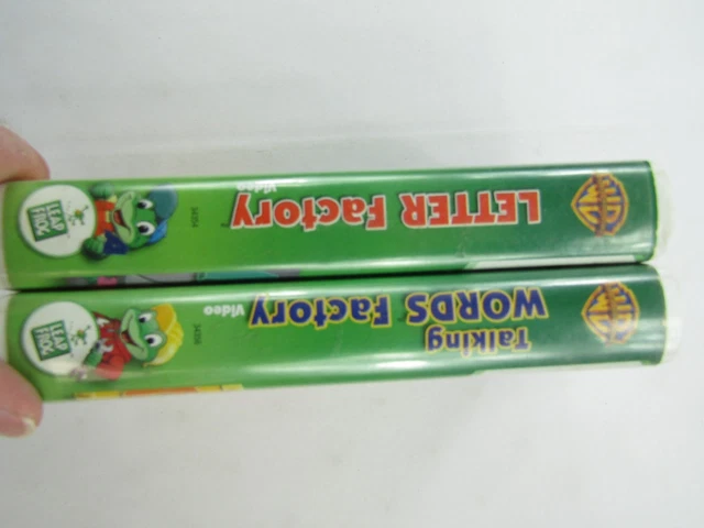 VTG LEAP FROG Letter Factory & Talking Words Factory VHS Videos Reading ...