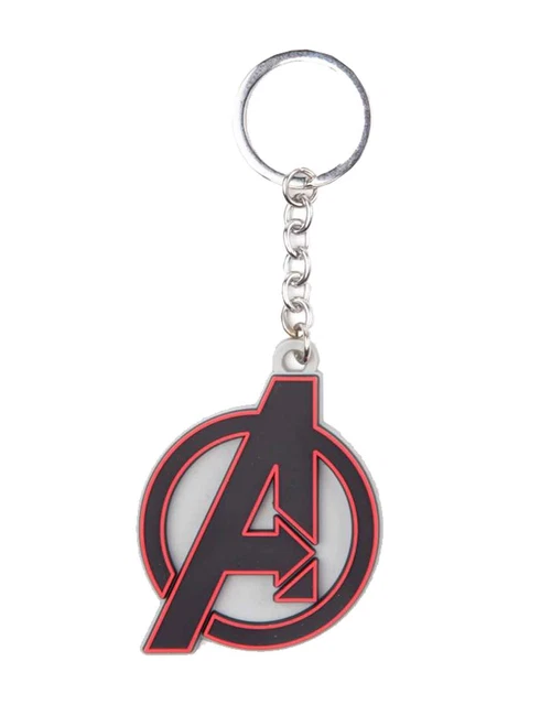Avengers Endgame Keyring Keychain A Logo new Official Marvel Rubber One Size
