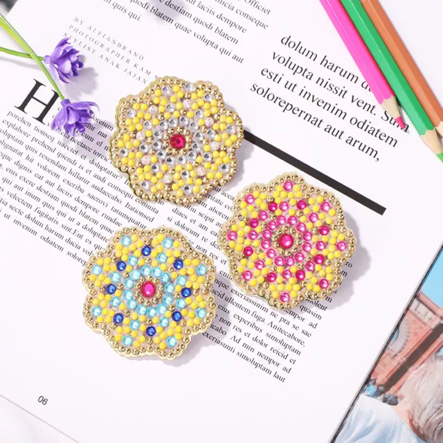 5D Resin Brooch Jewekry Mosaic Pin Buckle Women Girl DIY Diamond Painting Kit 3