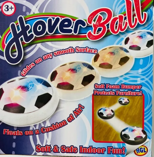 New Kids Hoover Ball Fun Football Indoor Soft Foam Bumper Floating Flashing