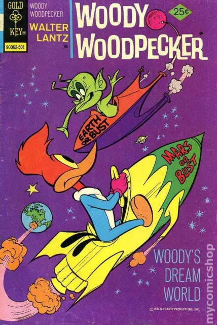 Woody Woodpecker #141 VG 1975 Dell/Gold Key Stock Image Low Grade