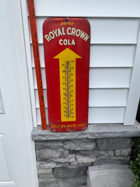 Original Royal Crown Cola Thermometer - Donasco -  Best By Taste Test