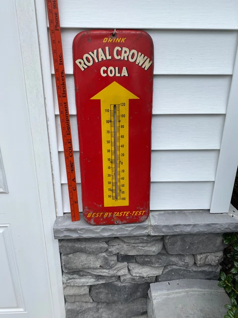 Original Royal Crown Cola Thermometer - Donasco -  Best By Taste Test