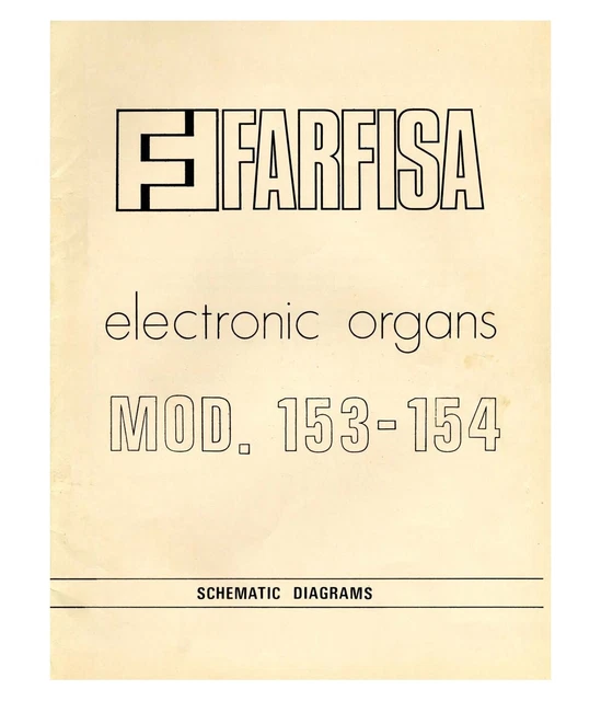 FARFISA VIP500 SERVICE Manual Schematic Diagram Schaltplan Schema VIP