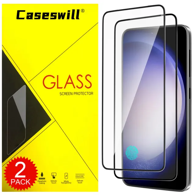 For Samsung Galaxy S24 S23 S22 S21 Plus S20 FE Tempered Glass Screen Protector