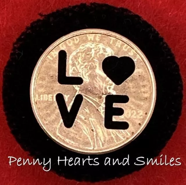 LUCKY PENNY CUT OUT LOVE: Benefits Charity 100%