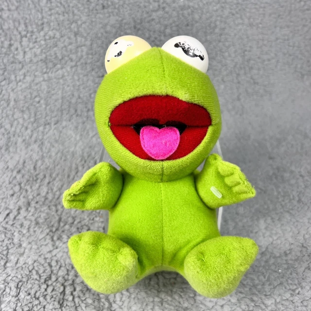 Vintage 1987 Baby Kermit Frog 6” Plush Muppet Stuffed Jim Henson Associate
