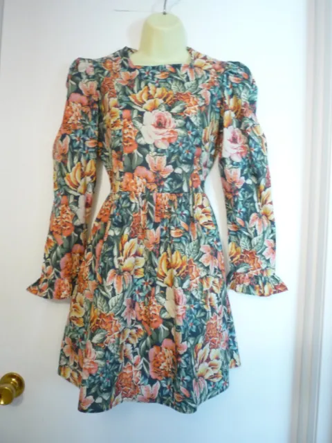 Batsheva X Laura Ashley Floral Dress Medium 6 --Seren-Cotton-FABULOUS!