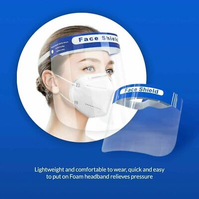10X Safety Full Face Shield Reusable FaceShield Clear Washable Face Anti-Splash 3