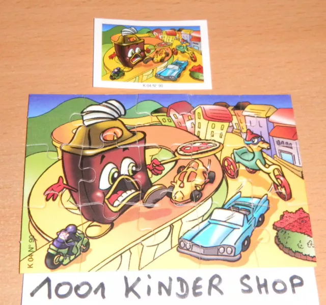 Kinder K04 N°90 Puzzle + Bpz