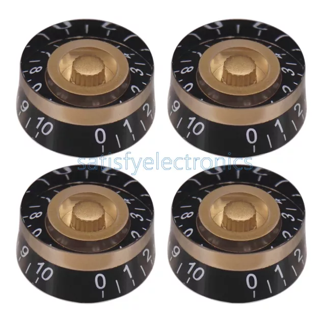 4PCS Electric Guitar Tone Volume Control Knobs for EPI/LP Electric Guitar NEW