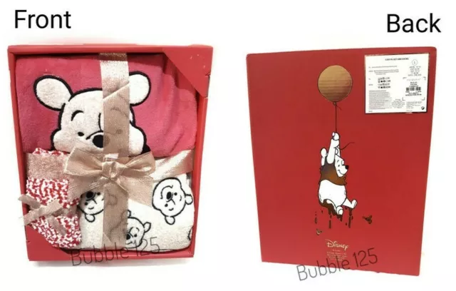 Brandneues Disney Winnie The Pooh Pyjama-Set mit Socken Geschenkbox