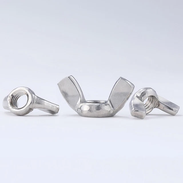 M3 M4 M5 M6 M8 M10 M12 Stainless Steel Wing Nuts Butterfly Nut For Bolts & Screw