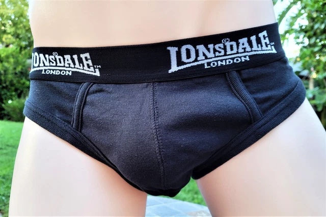 Vintage circa 2002 LONSDALE LONDON  Classic Brief SMALL Black LL-106 Bonds
