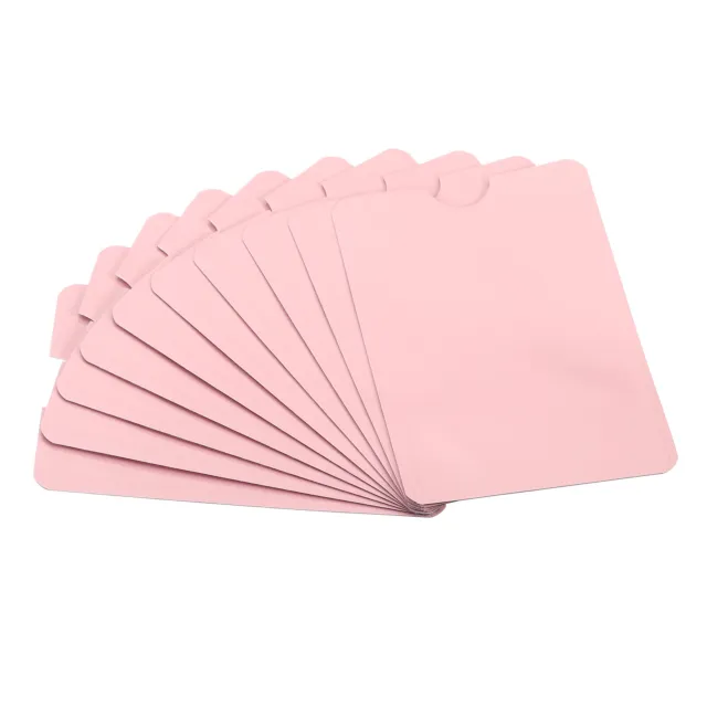 20Pcs RFID Blocking Sleeves Identity Theft Credit Cards Protector Holder Pink