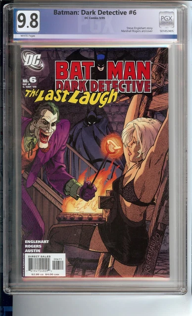 Batman Dark Detective #6 Pgx 9.8  "Joker Cover"