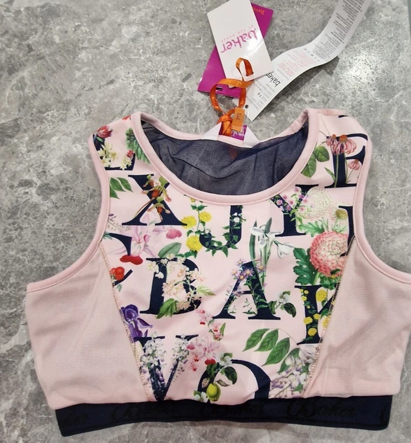 Ted Baker Crop Top per ragazze nuovo con etichette età 7-8