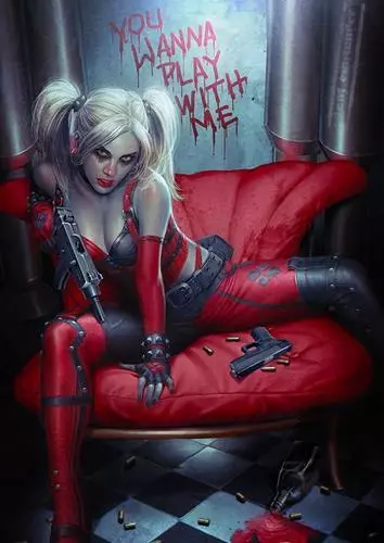 HARLEY QUINN POSTER Suicide Squad DC Joker Batman Wall Art Print Photo A3 A4