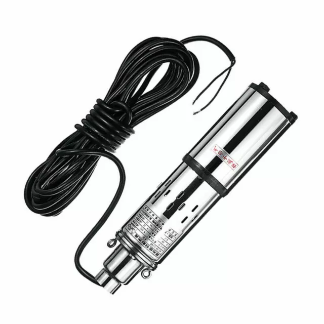 200W Solaire Pompe de Puits Profond Submersible Pompe à Eau Immergée Acier Inox 2