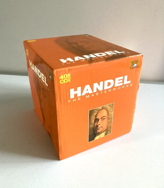 HANDEL THE MASTERWORKS CD Box 40 Discs Brilliant Classics NM/NM