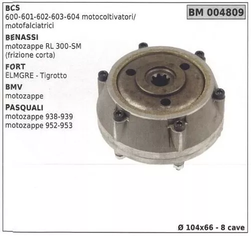 Embrague Cónica para Bcs Benassi Fort Bmv Pascua 004809