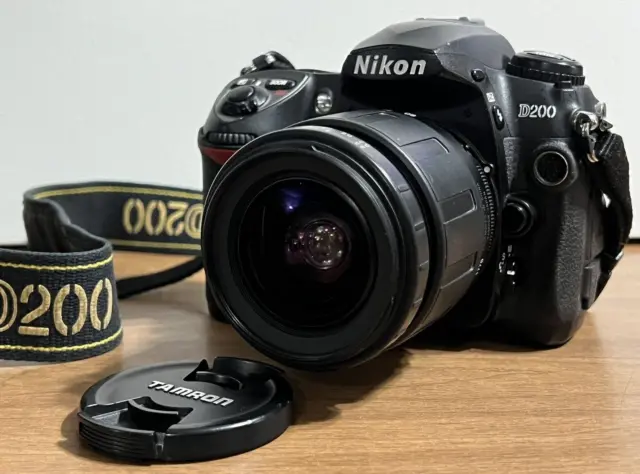 Nikon D200 10.2MP DX Digital SLR Camera With Tamron AF 28-80mm Lens