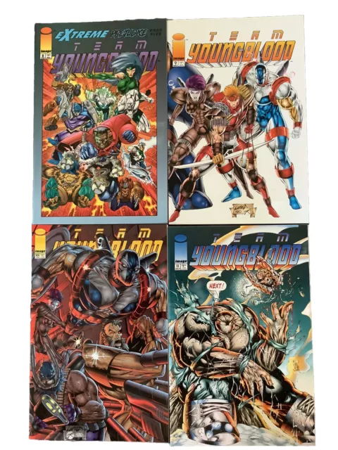 Team Youngblood #8-11 Image 1994 Comic Books