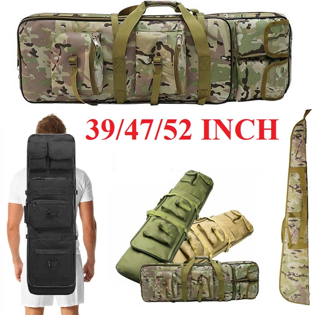 TACTICAL RIFLE CARBINE Gun Case Molle Bag Storage Backpack Hunting