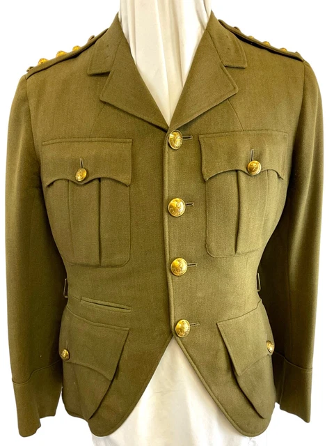 WW2 Canadian 48th Highlanders Officers Cut Away Four Pocket Tunic Jacket WW2 Canadian 48th Highlanders Officers Cut Away Four Pocket Tunic Jacket