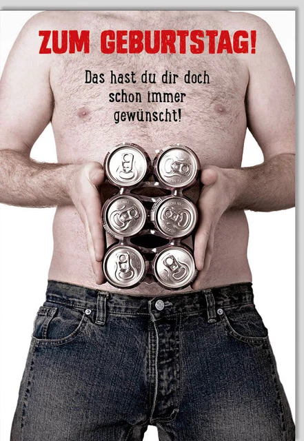 Huxters Geburtstagskarte – Lustig & Frech Für 60. Geburtstag (Männer/Frauen), 350 G/m² Papier