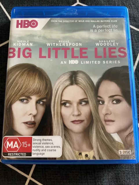 BIG LITTLE LIES: Season 1 DVD HBO Television Drama Series Nicole Kidman  $7.95 - PicClick AU