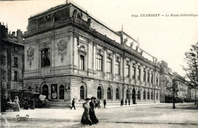 Carte Postale Chambery Le Musee Bibliotheque