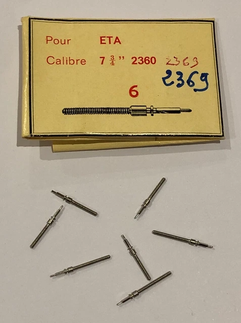 Tige De Remontoir Pour Mouvements ETA 2360 Et 2363 - Pièce D'horlogerie Neuve | Sans Marque Générique