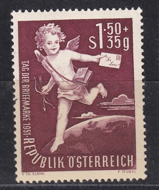 austria 1952 giornata del francobollo 812 MNH**