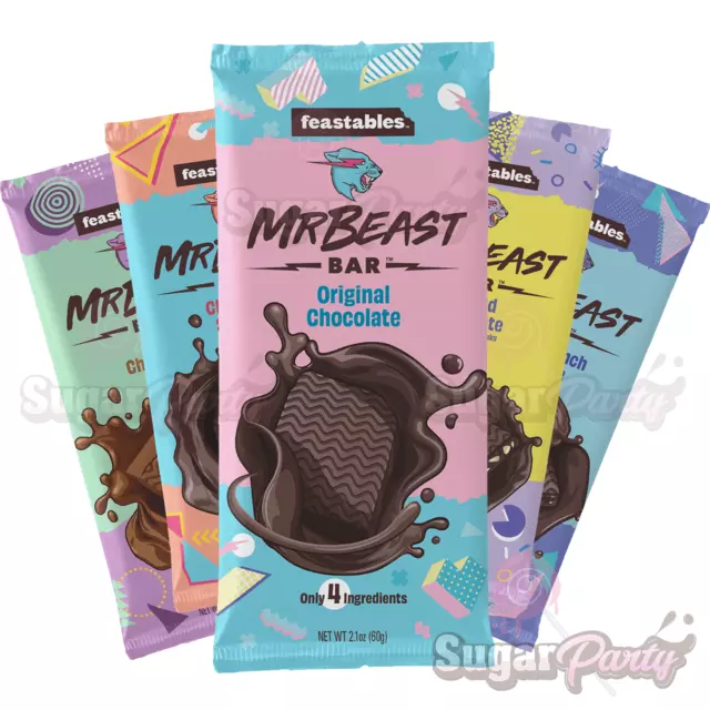 Feastables MrBeast Feastables Chocolates Bars - USA Imported - All Flavours NEW