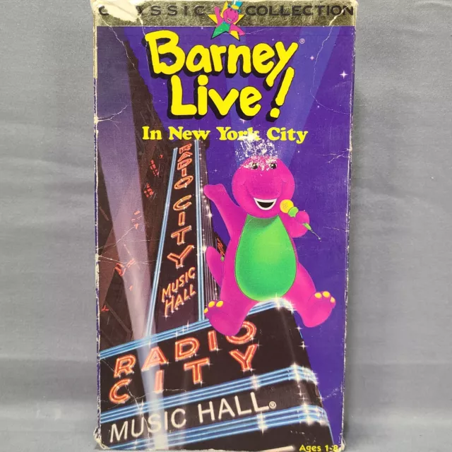Barney Live In New York City Vhs 1994 Collection Classique Eur 37 Barney Live In New York City Vhs 1994 Collection Classique Eur 37