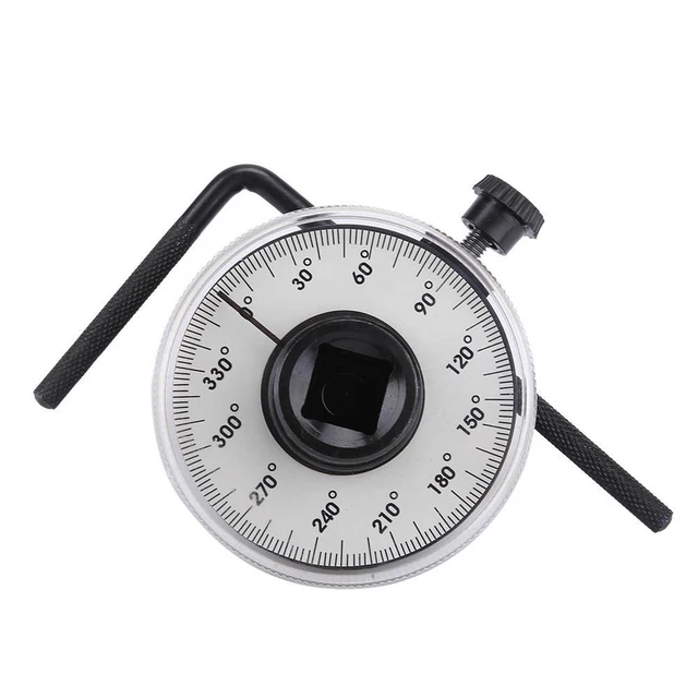 Adjustable 1/2 Inch Drive Torque Angle Gauge Car Auto Repair Hand Tool Set FS2#