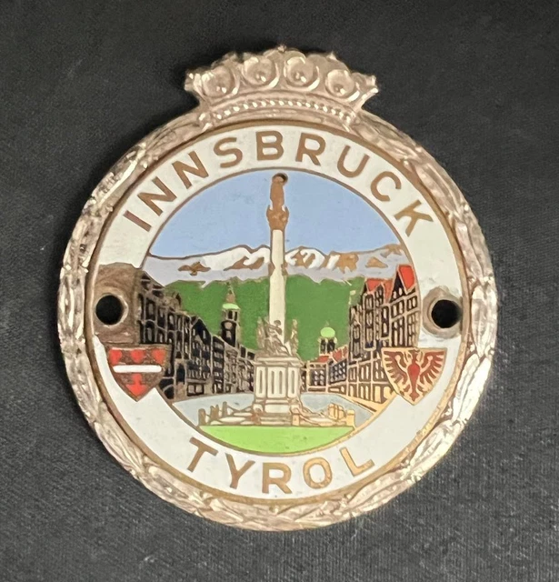 🏍️ Pin’s Auto Et Moto Club Tyrol – Insigne Autriche – Vintage Sans Marque
