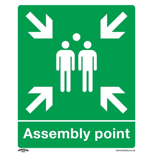 Sealey SS37P10 Sûr Conditions Sécurité Signe - Assemblage Point - Rigide De -
